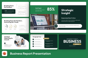 Detailed Business Report PowerPoint Template